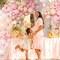 Pink Balloon Arch Kit 126 Pcs Light Pastel Pink Sand Balloon Garland Kit Include Macaron Balloons for Baby Shower Gender Reveal Decorations